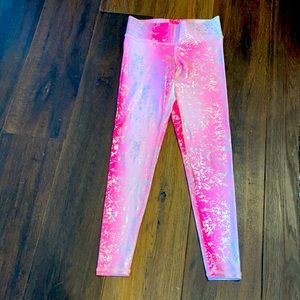 Therez xs pink glitter legging